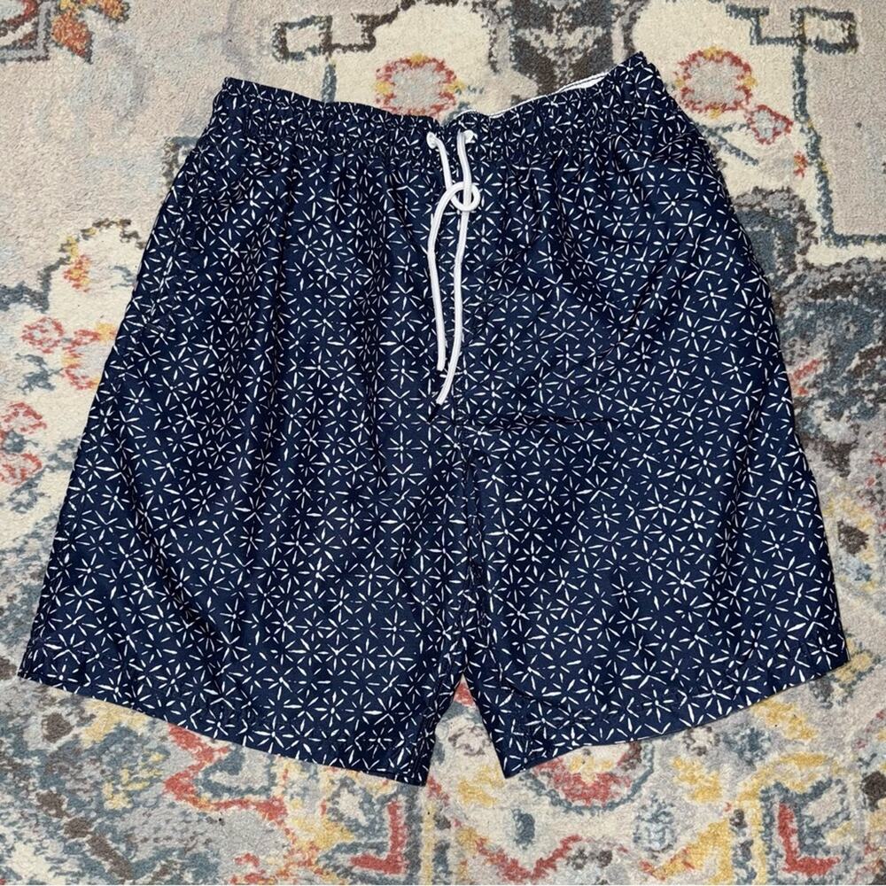Nat Nast Swim Trunks L Navy Swim Shorts